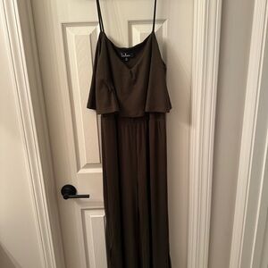 Lulu's Olive Green jumpsuit